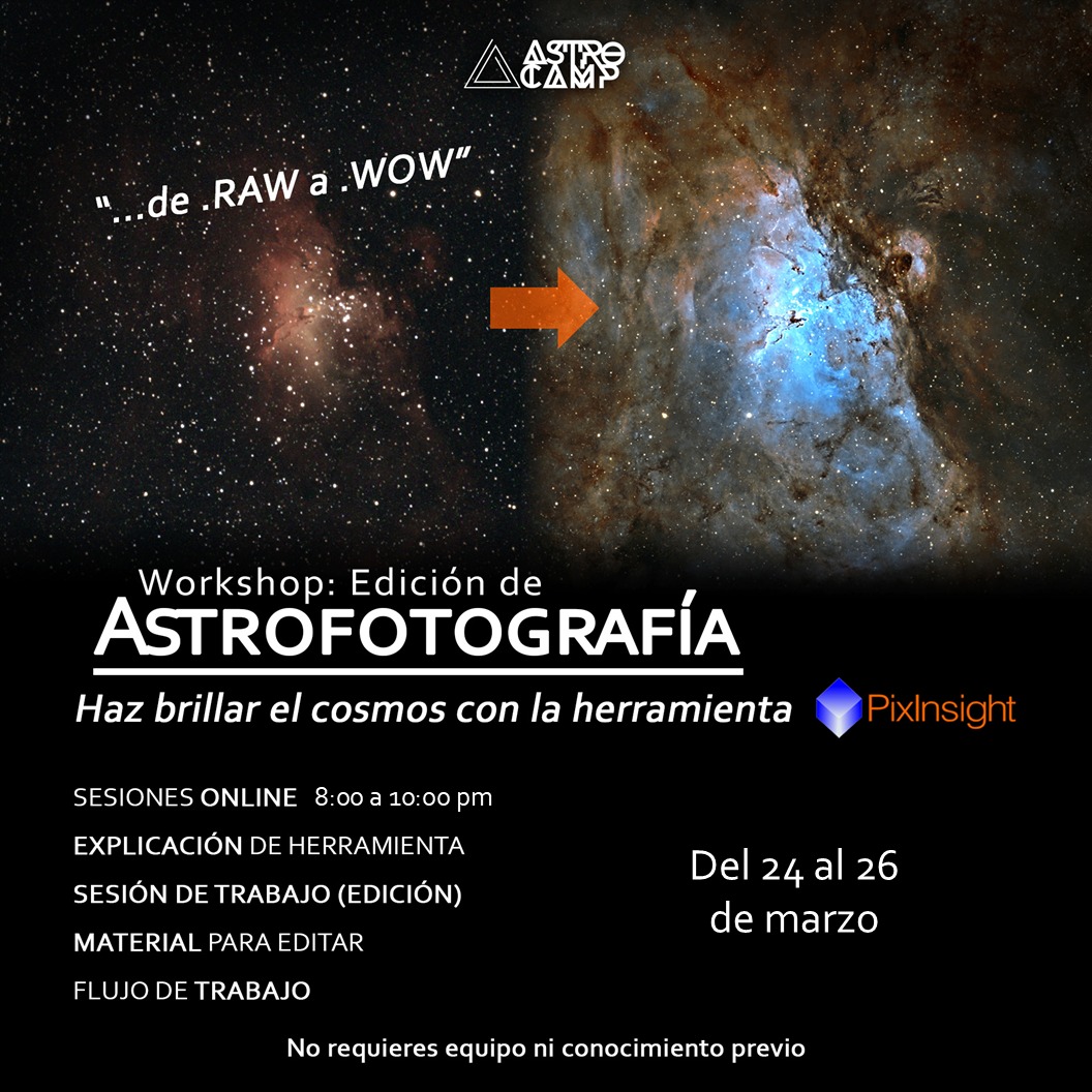 Workshop Edición de Astrofotografía